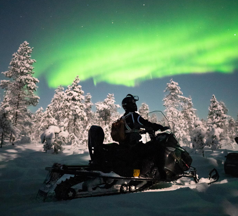 Levi: Early Evening Northern Light Tour