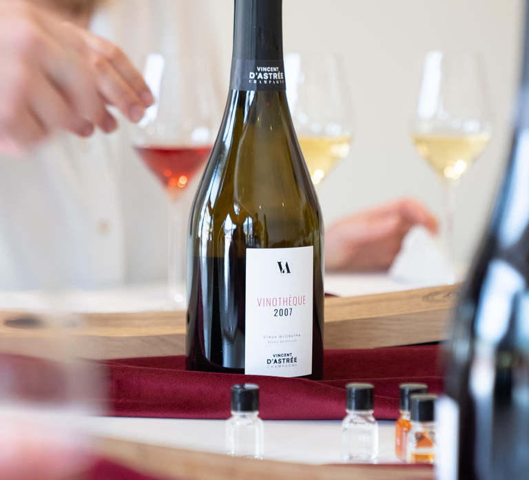 Champagne Vincent d'Astrée: Sensory Workshop