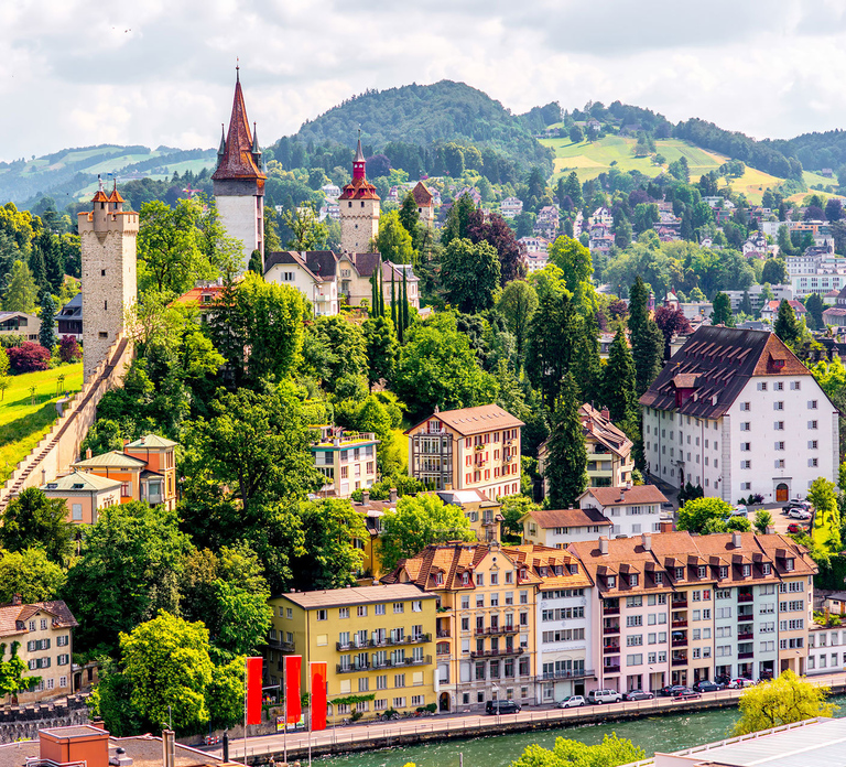 Private Trip from Zurich to Mount Rigi via Lucerne City