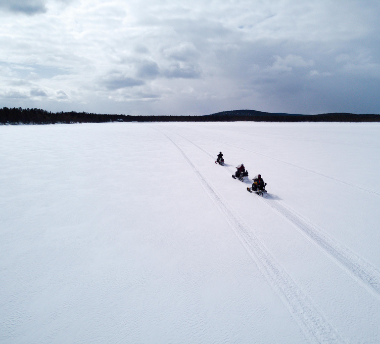 Levi: 2-Hour Snowmobile Safari Led by Local Guides