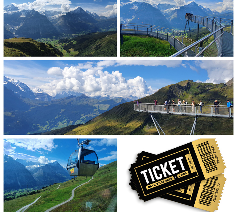 Attraction Ticket: Grindelwald First Cableway & Cliff Walk
