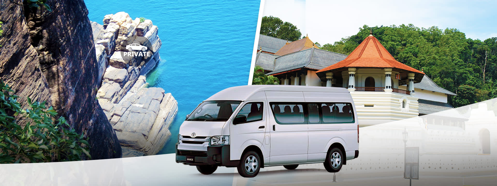 Private City Transfers between Trincomalee and Colombo, Kandy, or Ella