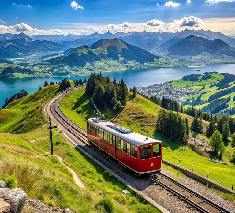 Lucerne: Mt Rigi, Mineral Spa and Astrid Chapel Private Trip