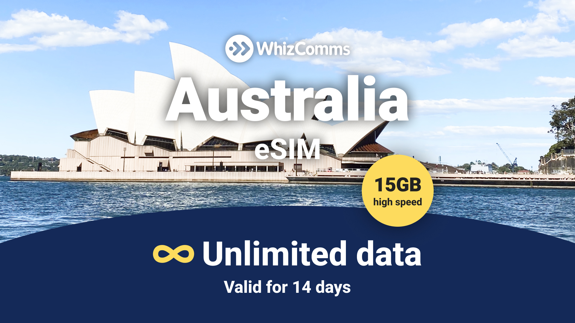 14-Day 15GB Unlimited Australia Traveller eSIM – Instant Activation & Nationwide Coverage - HolidaySG