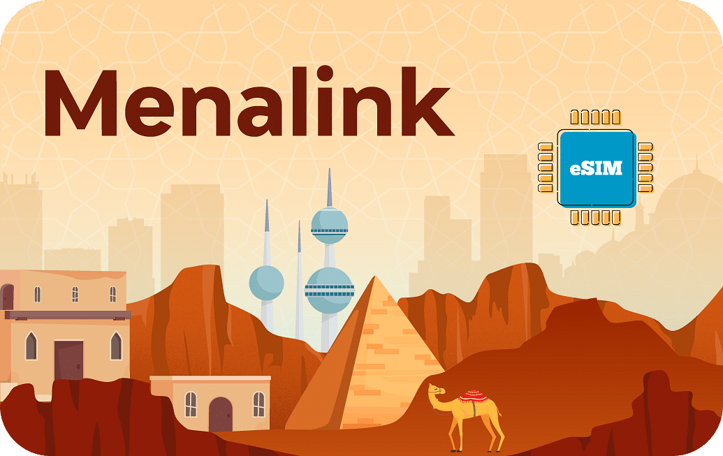Airalo Middle East and North Africa e-Sim Package