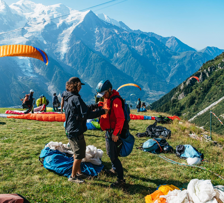 Chamonix: Tandem Paragliding Flight