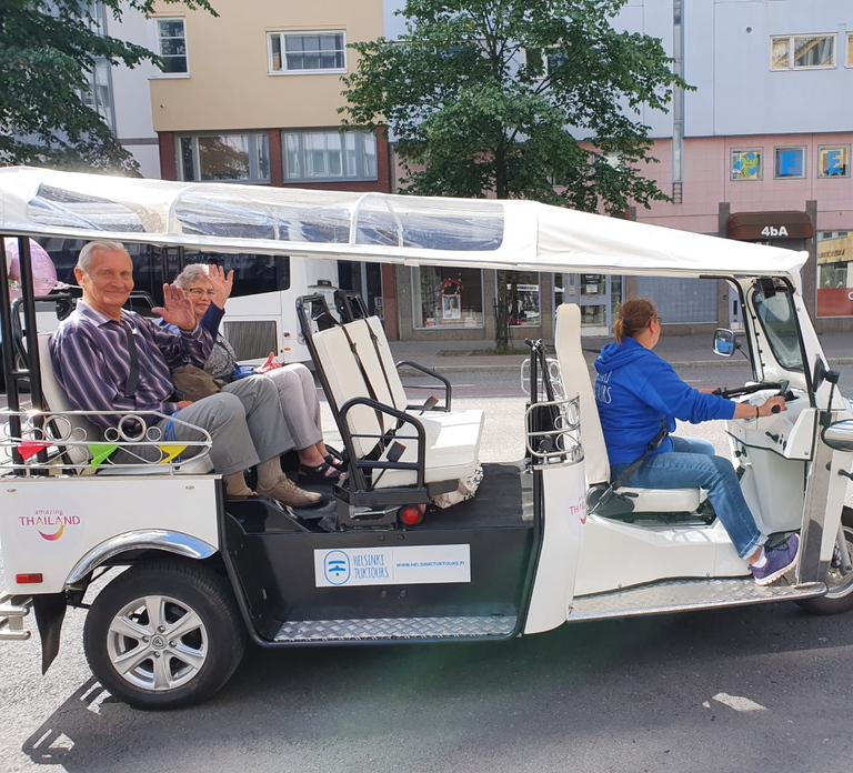 Helsinki City: 2.5-Hour City Tour with Electric TukTuk