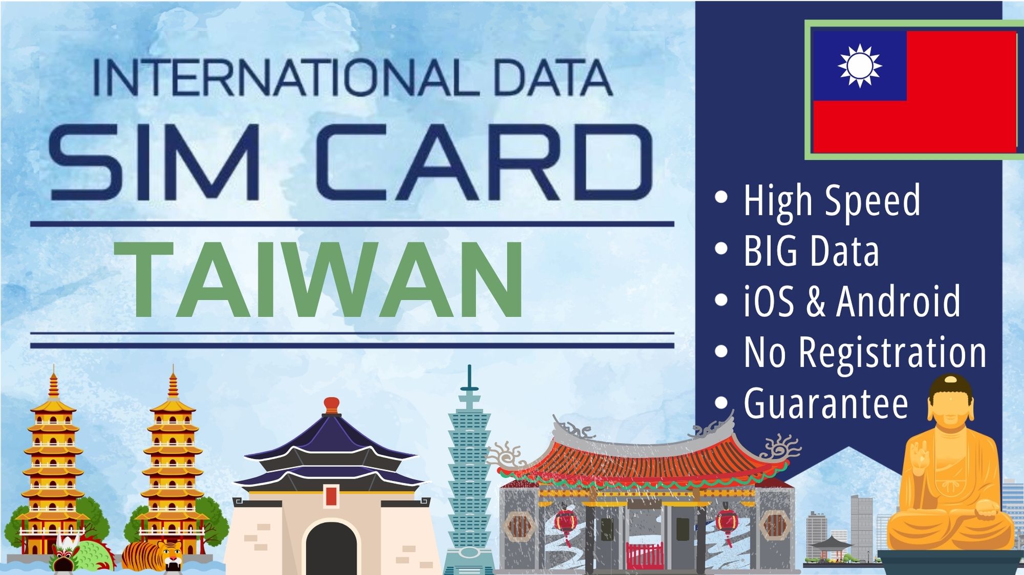 Sim Card Taiwan Data Plan - Tourist Simcard Internet Travel Package - Total Data
