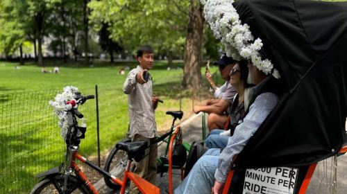 Rickshaw Tour of Central Park History and Natural Scenery in New York, USA151837 Day Tours