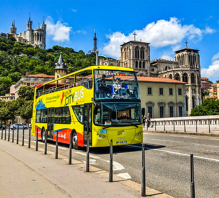 Lyon City Hop-on Hop-off Sightseeing Bus Tour