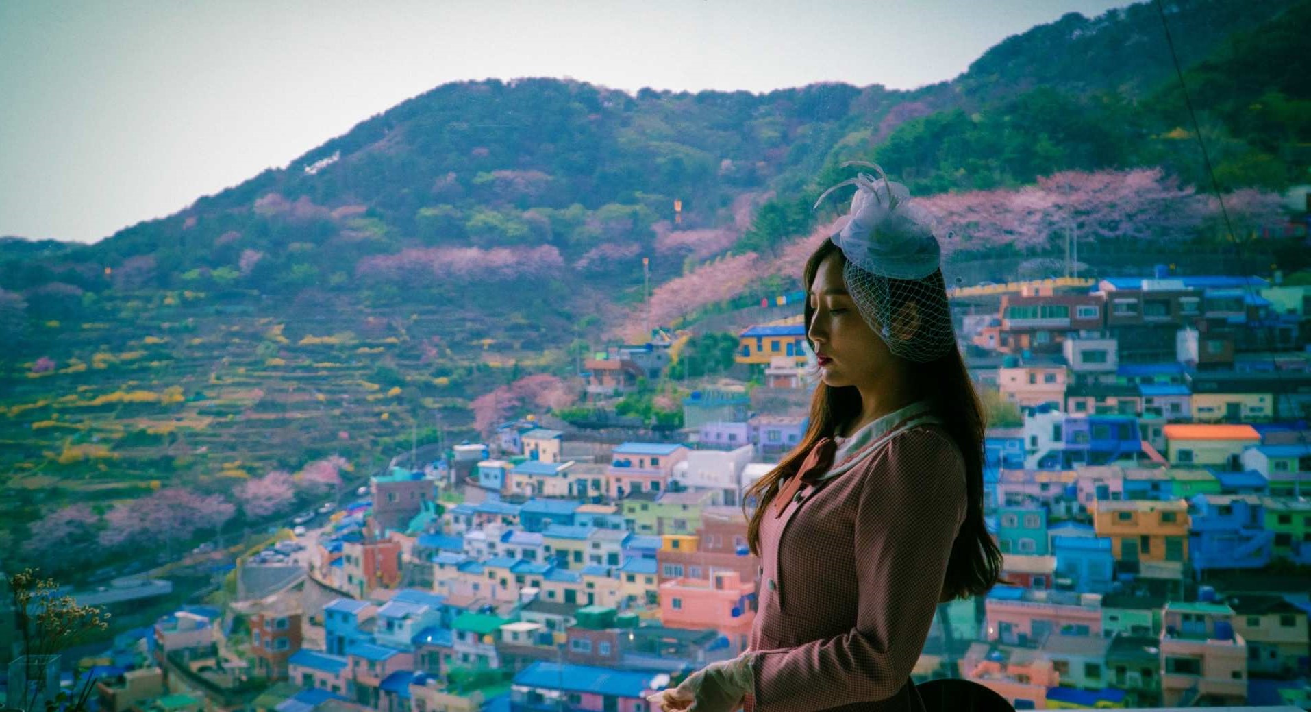 Busan Retro Outfit Rental in Gamcheon Culture Village - HolidaySG
