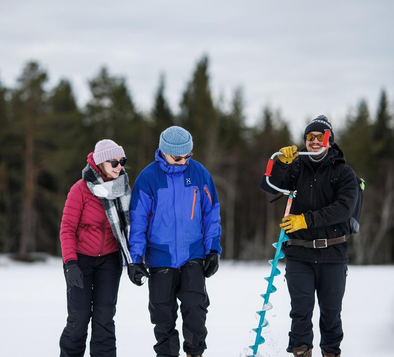 Rovaniemi Ice Fishing Adventure and Barbeque