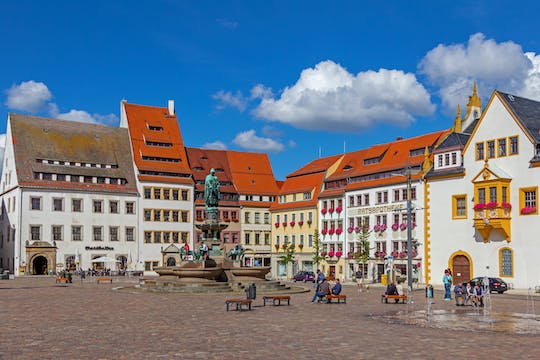 Silver city railway tour through Freiberg