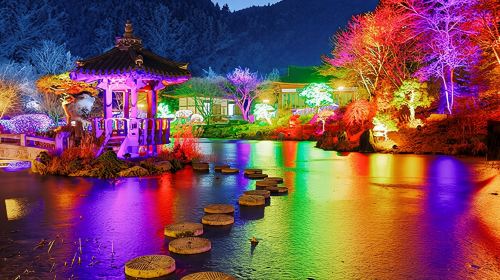 Eobi Valley Glacier x Nami Island x Le Petit Prince Italian Village x Five-Colored Star Garden Morning Calm Arboretum Day Tours