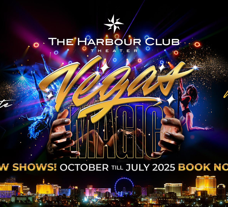 Amsterdam: VEGAS Dinner Show with 3-Course Sharing Menu