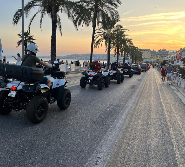 NICE BY ELECTRIC QUAD:panoramic tour from Nice