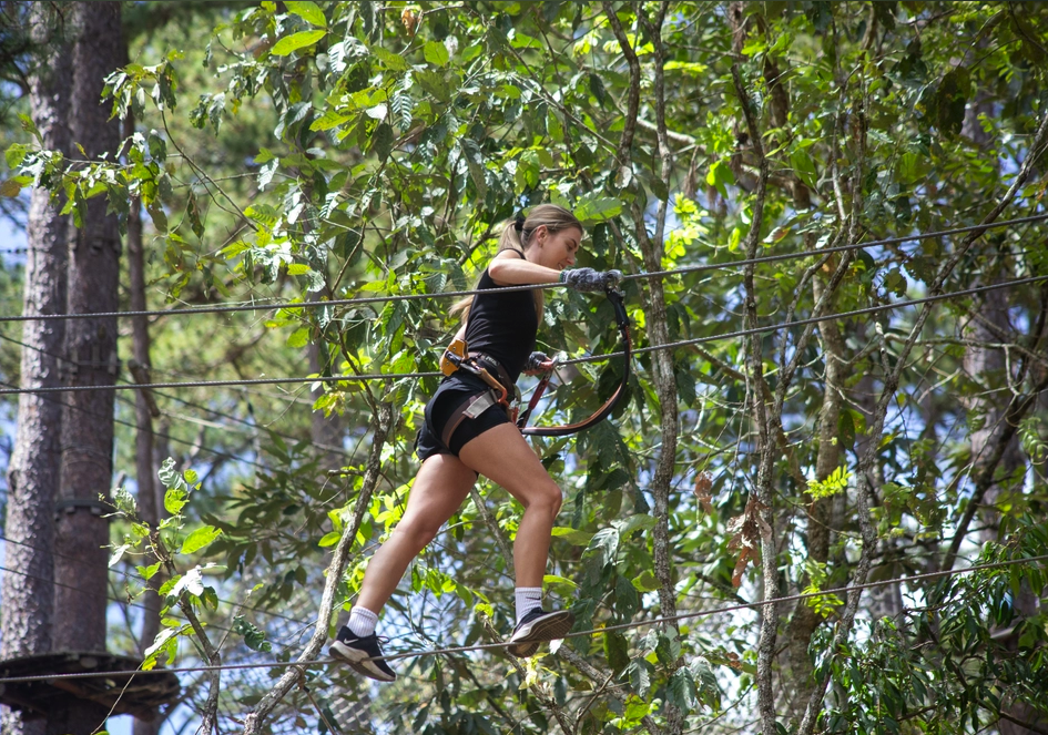 High Rope Course Adventure at Datanla Waterfall