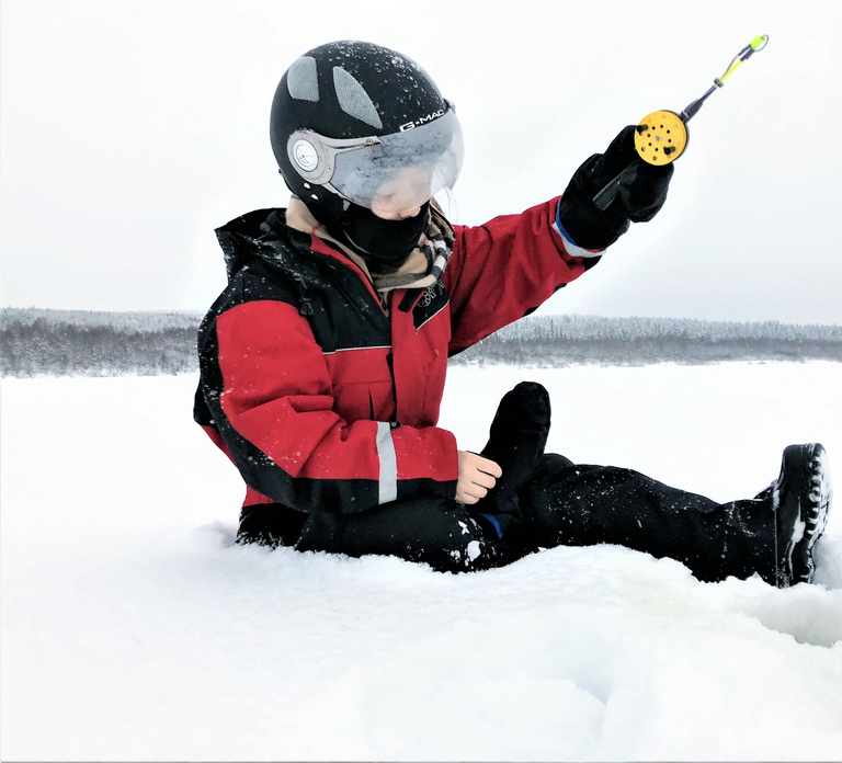 Rovaniemi: Ice Fishing by Snowmobile