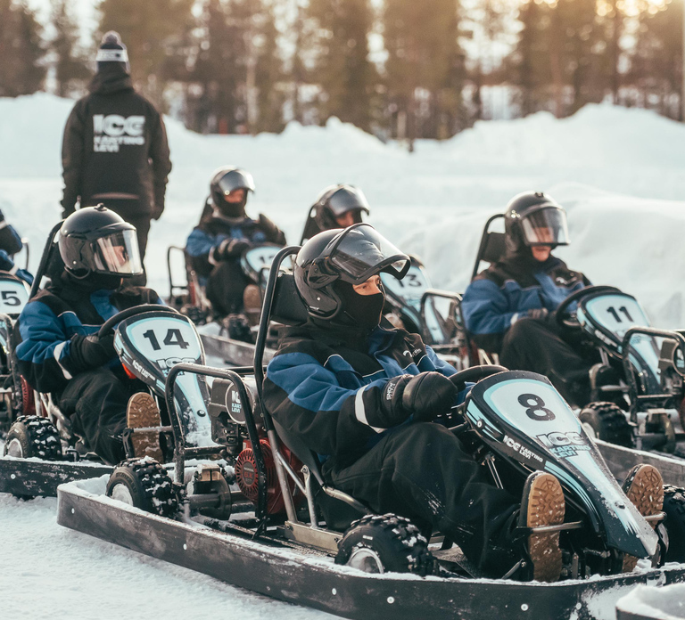 Sirkka: Levi Ice-Karting Experience with Optional Transfer