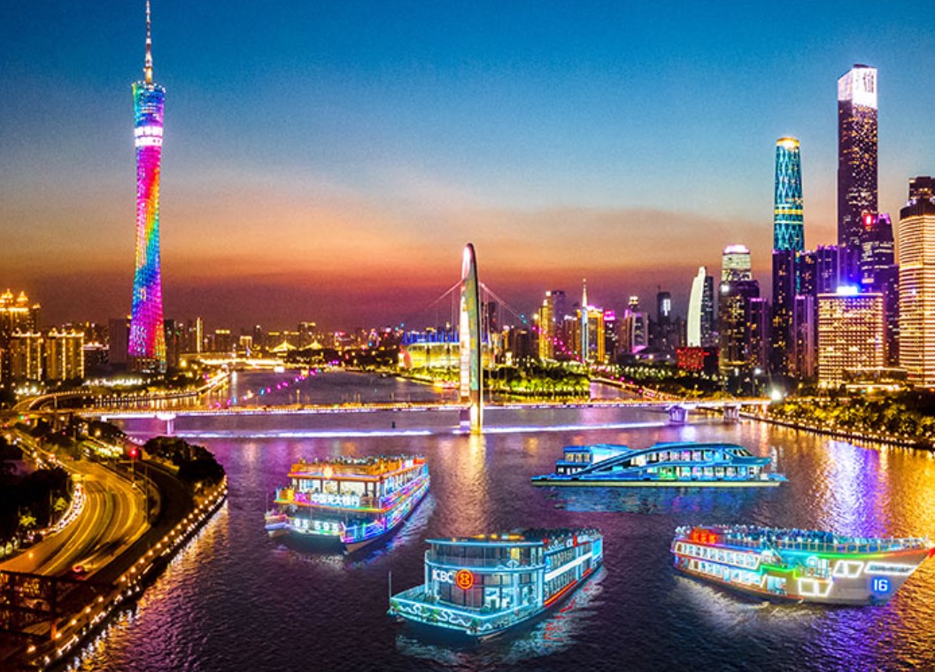 Pearl River Cruise Ticket Night Views of Canton Tower & Guangzhou Skyline - HolidaySG