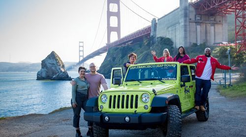 San Francisco Private Group Open Top Jeep Tour - 3 Hour Day Tours