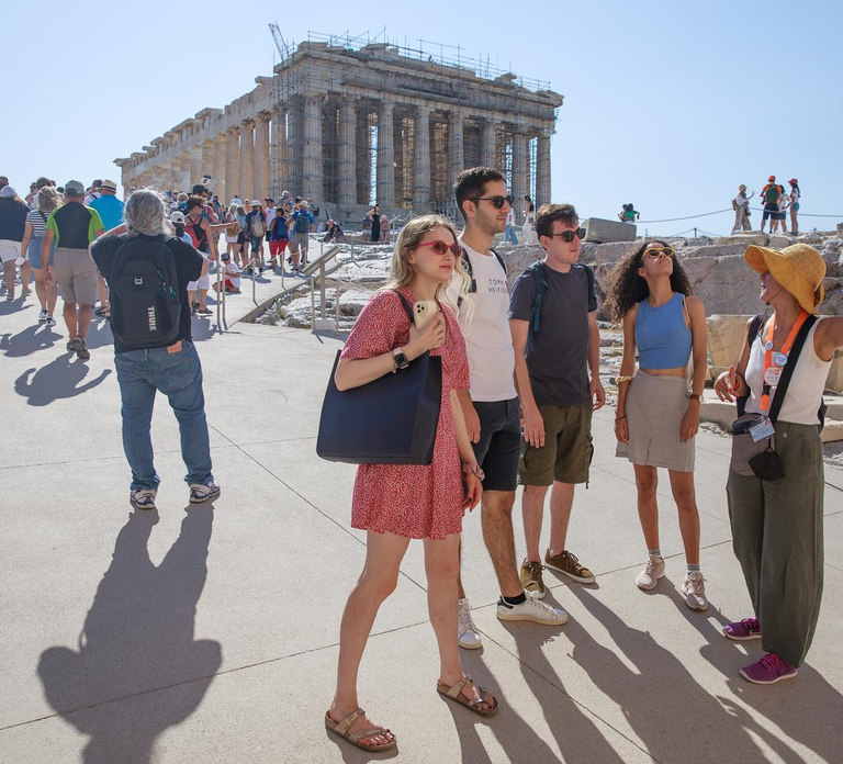 Acropolis, Panathenaic Stadium and Plaka Private Group Tour