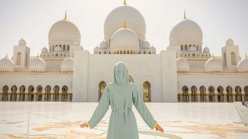 From Dubai: Abu Dhabi Grand Mosque, Palace, Etihad Towers & Lunch Day Tours