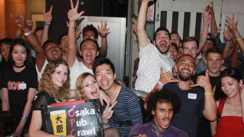 Osaka Pub Crawl and Nightlife Tour Day Tours