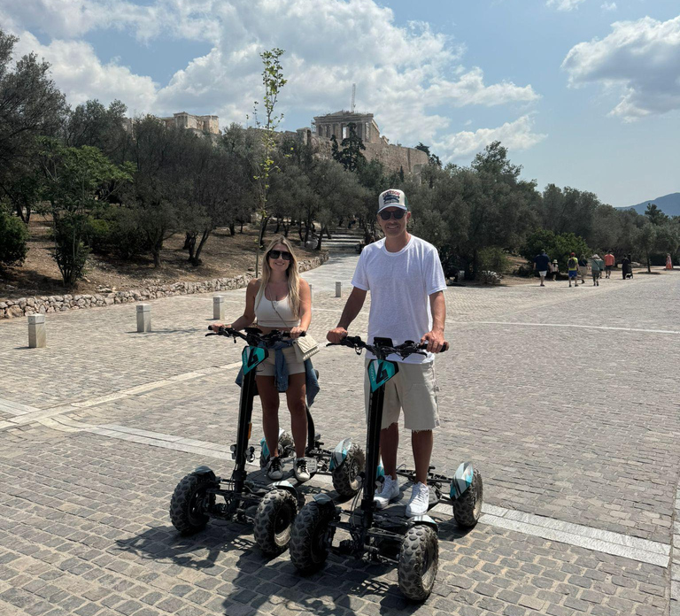 Best of Athens Electric Four-Wheel Scooter Tour