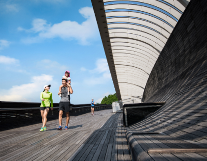 Singapore Mount Faber Trails and Garden Tea Private Guided Tour - HolidaySG