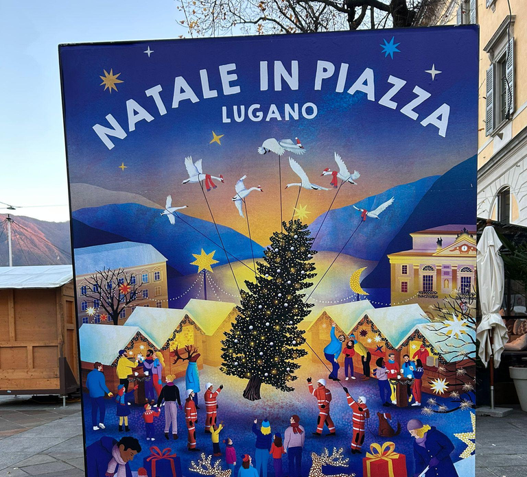 Lugano: a walking tour among the Christmas lights