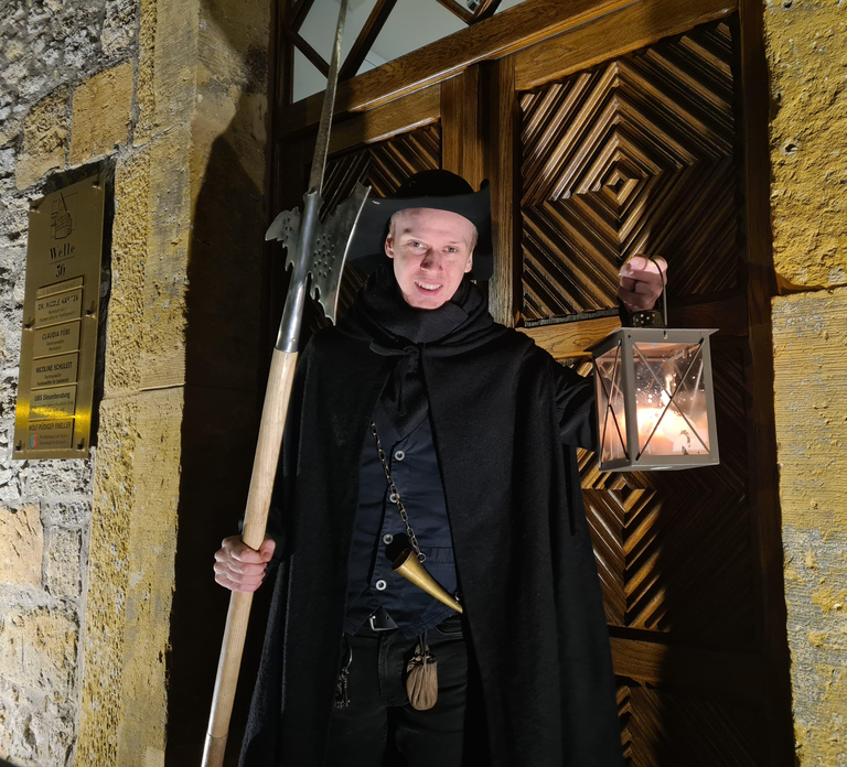 Bielefeld: Night watchman guided tour (adventure tour)