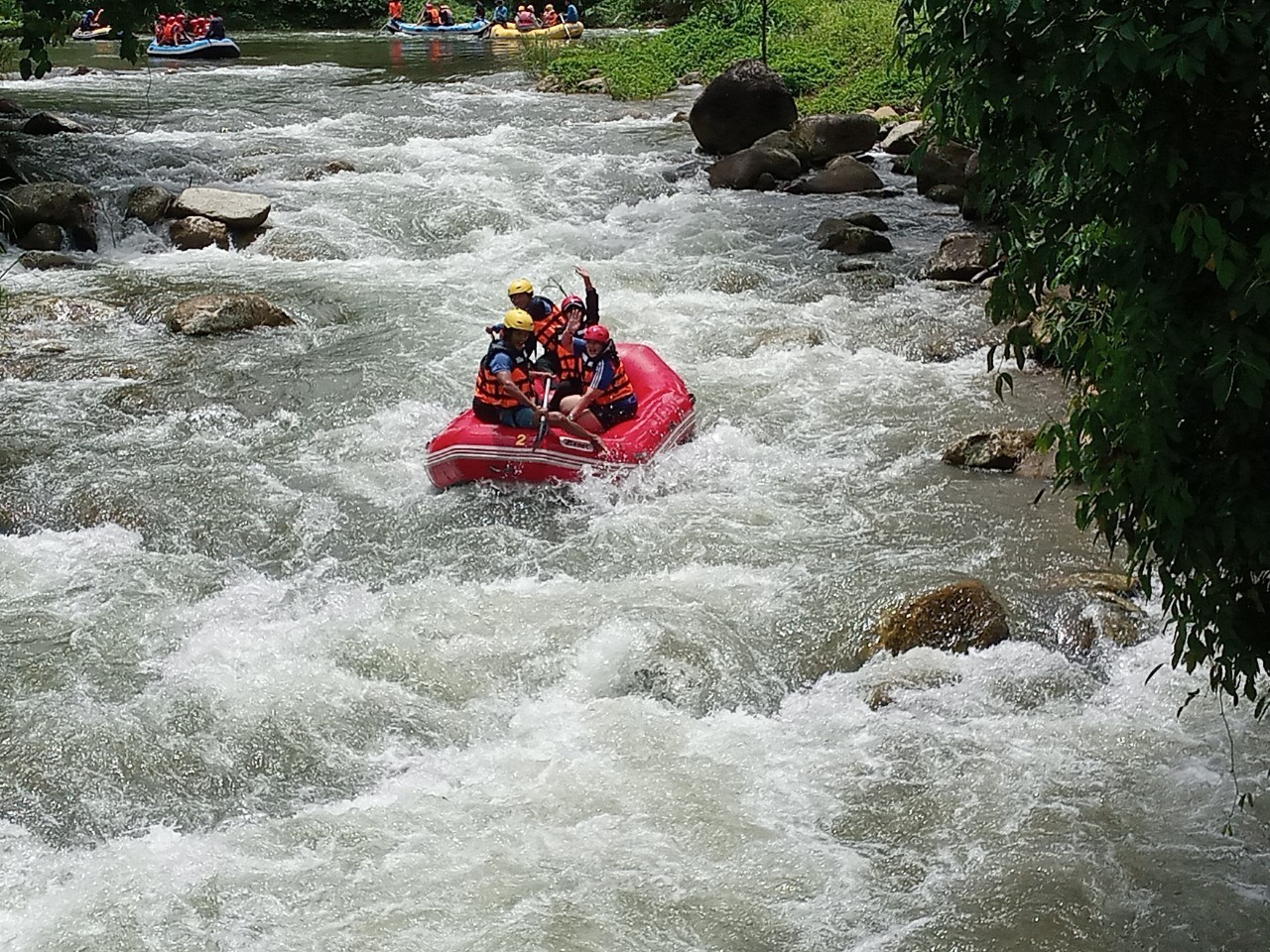 Join Tour White Water Rafting, Flying Fox, Jungle Walk, ATV Adventure and Elephant Trekking from Phuket - HolidaySG