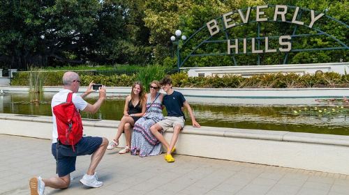 Hollywood, Beverly Hills and Celebrity Homes Open Air Van Tour Day Tours