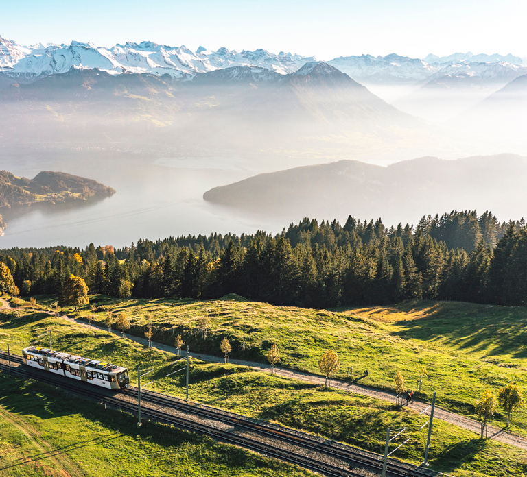 Lucerne: Boat Trip, Mount Rigi Train, & Mineral Baths Ticket