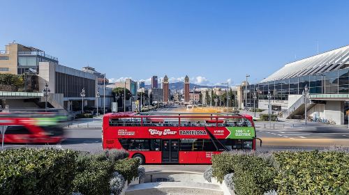 Barcelona Hop-On Hop-Off Bus and FC Barcelona Immersive Tour