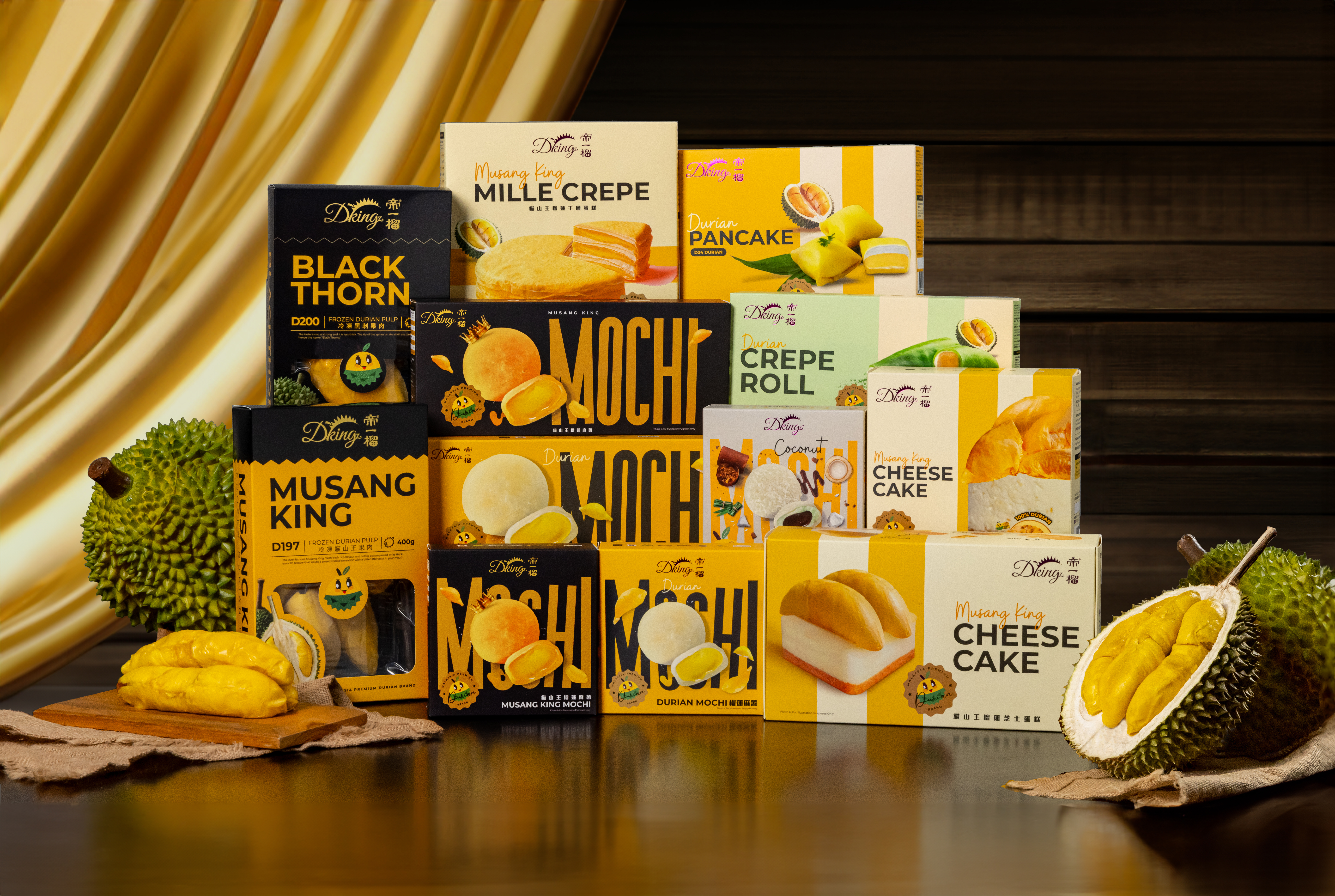 Dking Durian Frozen Products