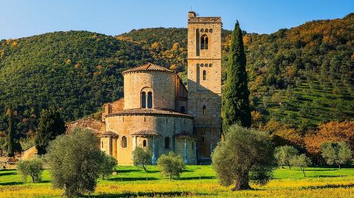 1-day tour of Val d'Orcia, Pienza, Montalcino, and Brunello Shrine with wine lunch in Italy Day Tours