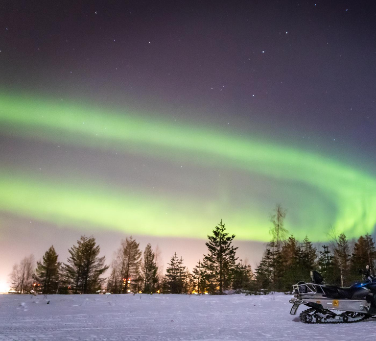 Levi: Snowmobile Northern Lights Hunting Trip