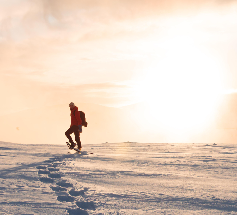 Levi: Panoramic Snowshoeing at the Top of Levi Fell