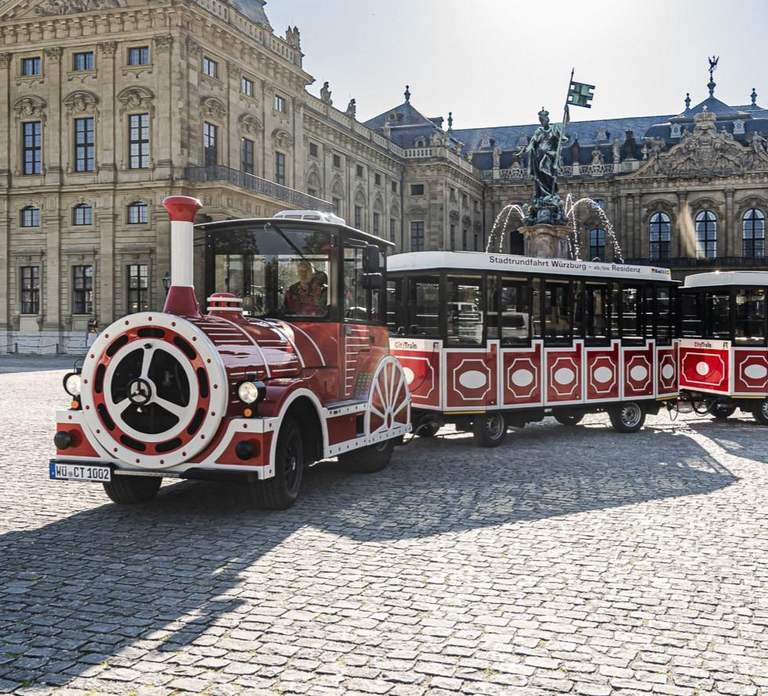 Würzburg: City Tour with the Bimmelbahn Train