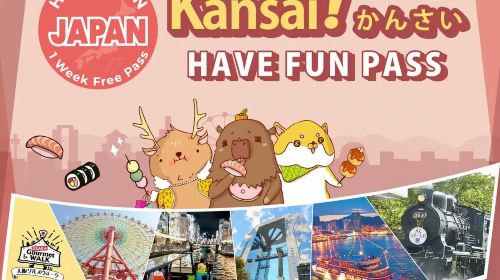 [25% off official tickets] Have Fun In Kansai | 1 Week Free Pass (select any 3 facilities)
