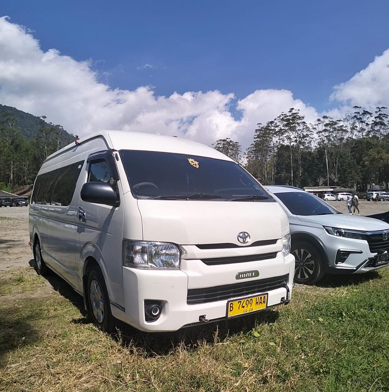Private car and driver ready for a full-day hire from Jakarta