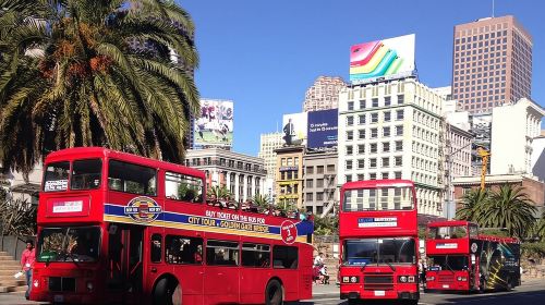 San Francisco Hop-on Hop-off Deluxe Tour 20 Stops 1 to 2 days Day Tours