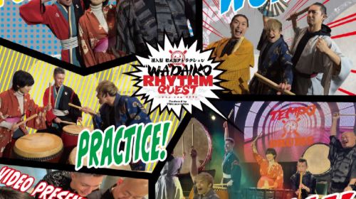 Osaka WADAIKO RHYTHM QUEST -Taiko drums workshop experience