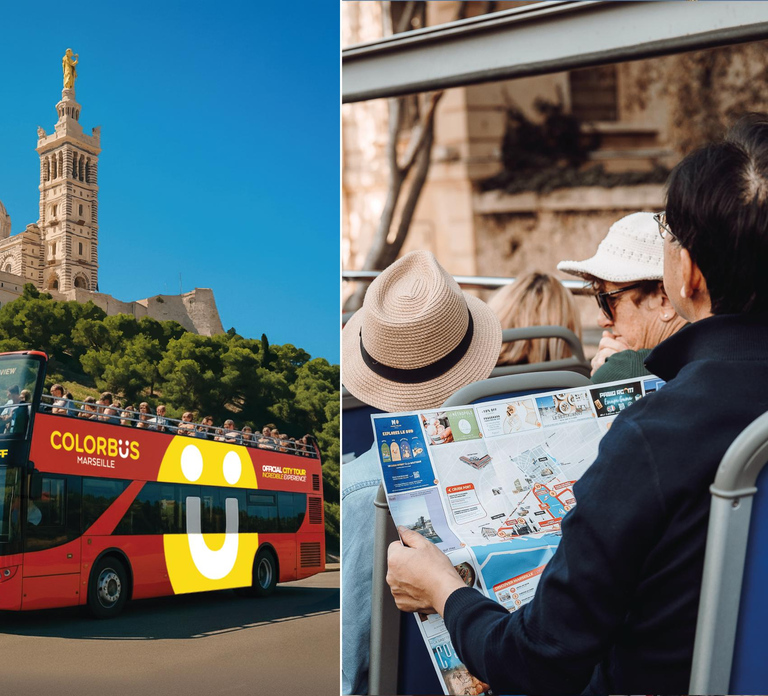 Marseille: City Sightseeing Hop-On Hop-Off Bus Tour
