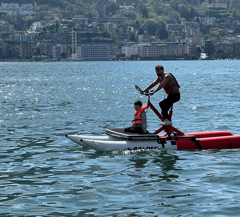 A Water Bike Adventure on Lake Lugano