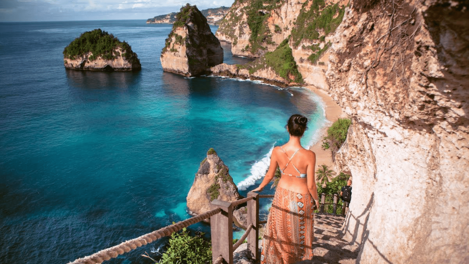 Scenery on the east side of Nusa Penida