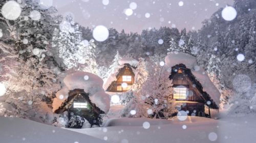 Shirakawa-go illumination bus route A|Round-trip Takayama Nohi Bus Center Transport Passes