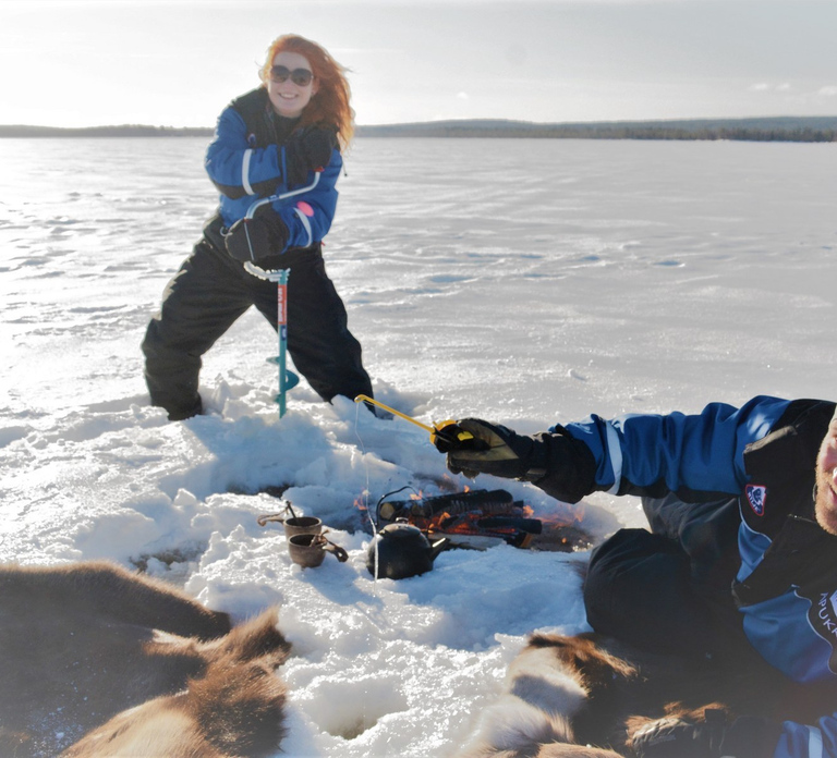 Rovaniemi: Ice-Fishing like a Finn